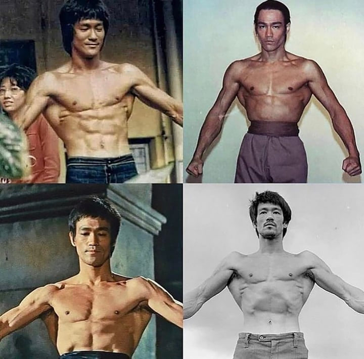 Bruce Lee s'est toujours concentré sur l'entraînement pour avoir un corps fort.