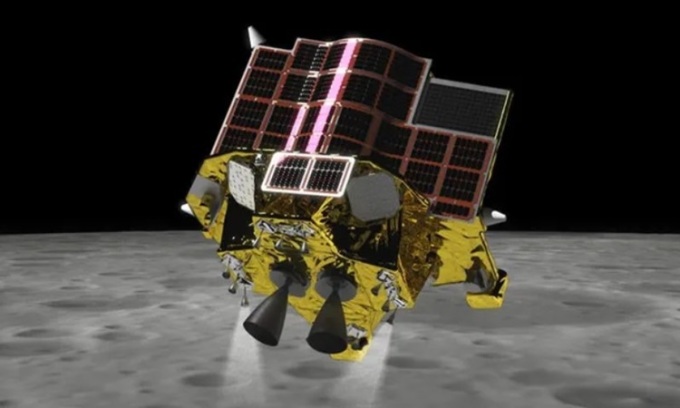 ยานอวกาศจำลอง SLIM กำลังเตรียมลงจอด ภาพ: JAXA