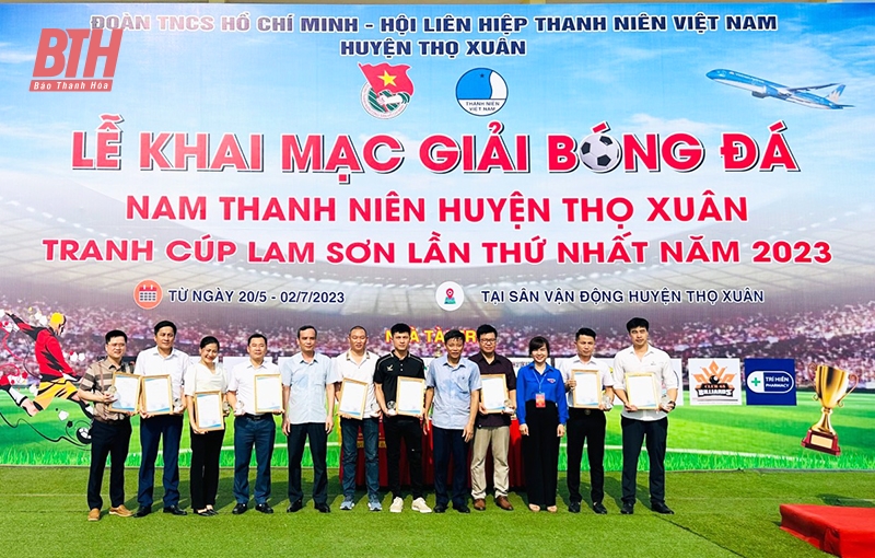 31 đội bóng tranh tài tại Giải bóng đá thanh niên huyện Thọ Xuân lần thứ nhất - năm 2023