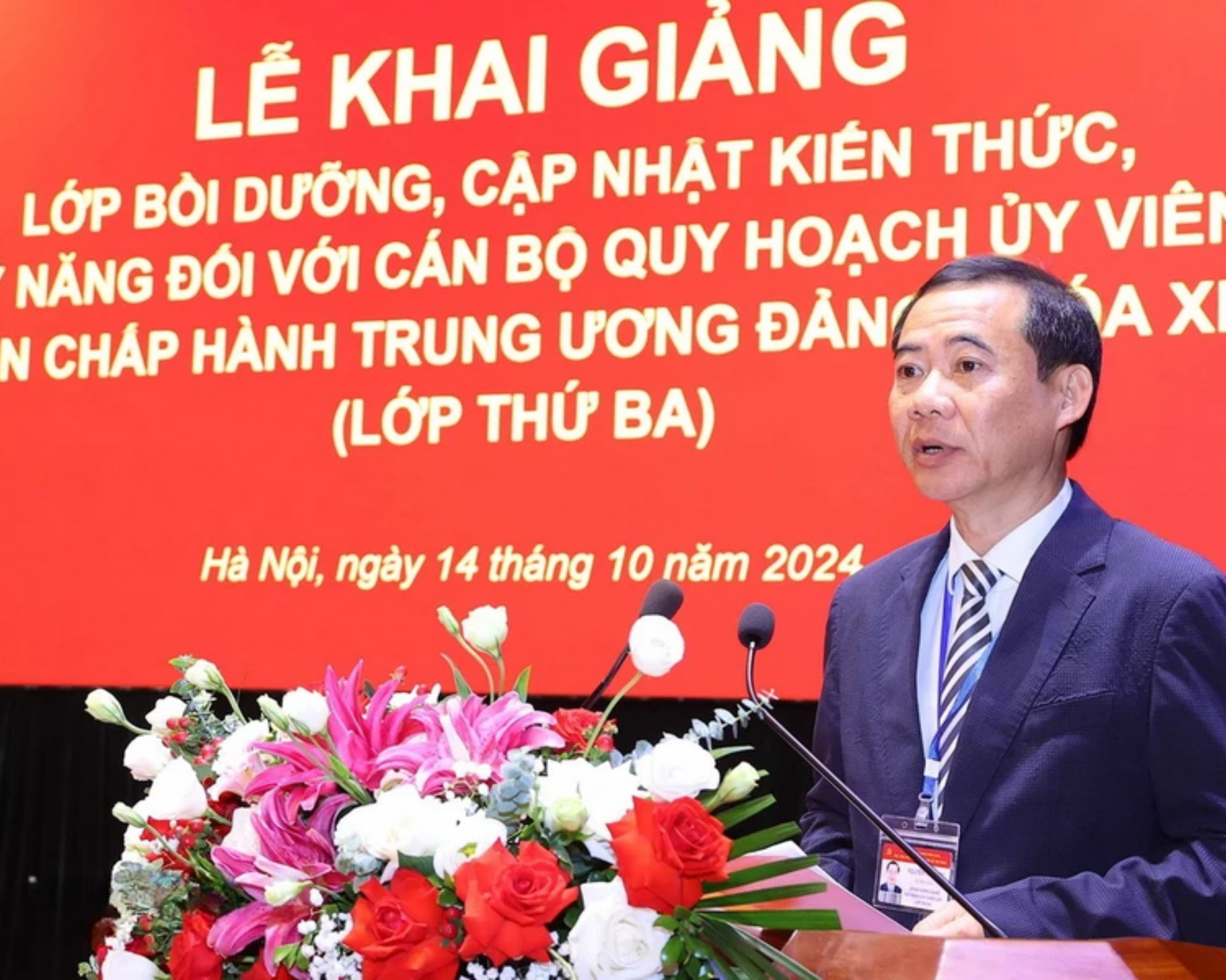 Tổng Bí thư, Chủ tịch nước Tô Lâm dự khai giảng lớp bồi dưỡng cán bộ quy hoạch Ủy viên Trung ương Đảng khóa XIV- Ảnh 8.