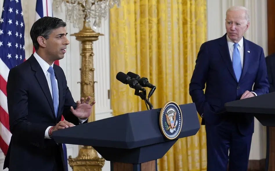 Biden und Sunak Hua stärken die Zusammenarbeit in der Ukraine im Bereich saubere Energie und KI Bild 1