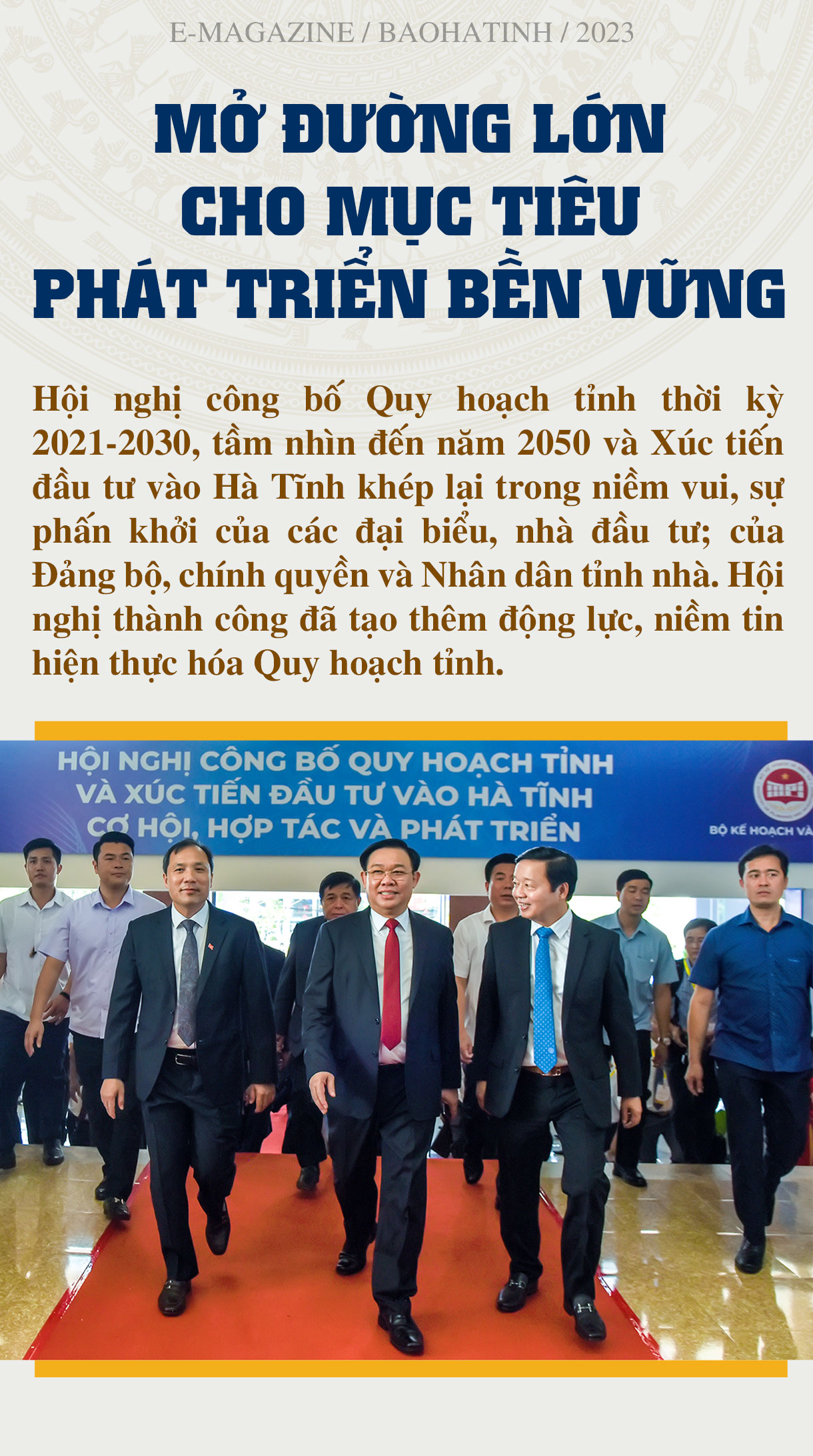 Ha Tinh opens big road for sustainable development goals