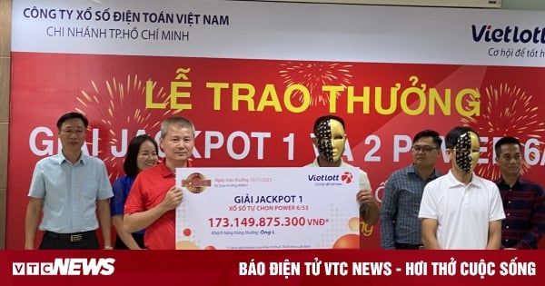 ตั๋ว Vietlott ถูกรางวัลแจ็กพอตเกือบ 100,000 ล้านดองในนครโฮจิมินห์