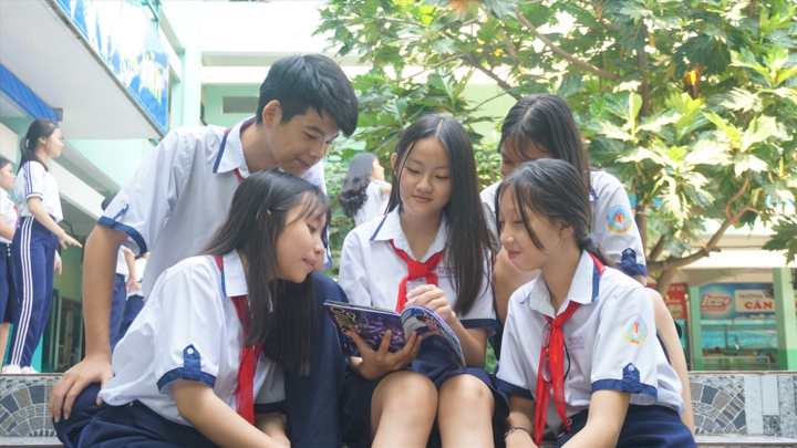 Students in Ho Chi Minh City.