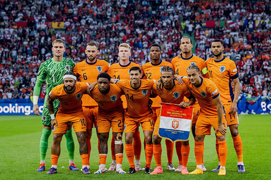 Although not highly rated before the tournament, the Dutch team has advanced to the semi-finals of EURO 2024. Photo: Dutch Football Federation