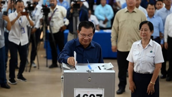 กัมพูชาจัดการเลือกตั้งสภานิติบัญญัติแห่งชาติครั้งที่ 7 พรรค CPP ยังคงครองเสียงข้างมาก