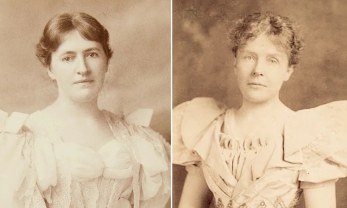 Evangeline Simpson Whipple (à gauche) et Rose Cleveland jeunes femmes. Photo : Minnesota Historical Society/New Jersey State Archives