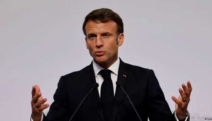 French President calls for joint action on climate, poverty