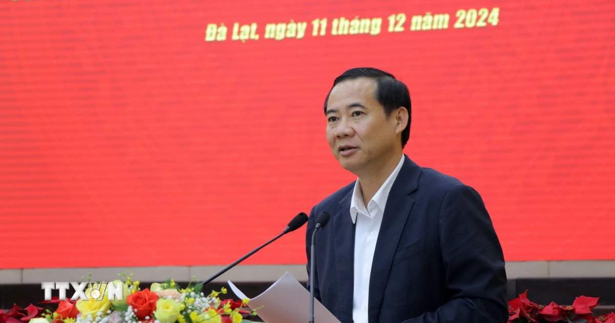 Streamlining the apparatus: Lam Dong will end the activities of 7 party organizations and reduce 5 departments.