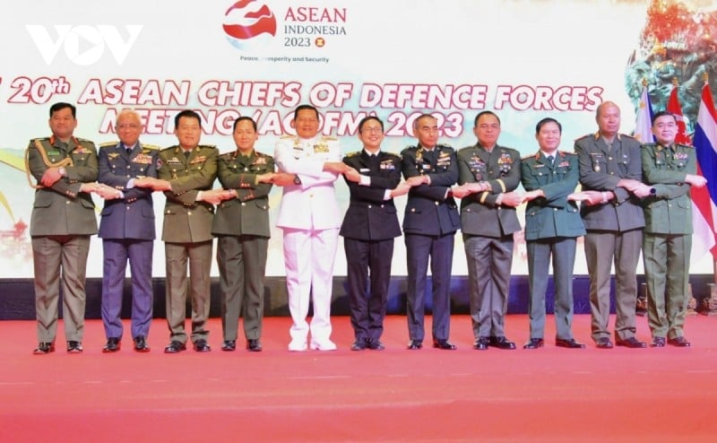 Das 20. Treffen der ASEAN-Chefs der Verteidigungskräfte (ACDFM-20) fand auf Bali (Indonesien) statt. (Foto: vov.vn)