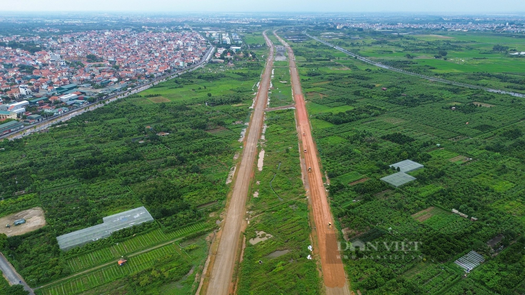 Hình hài đường Vành Đai 4 đi qua 7 quận, huyện Hà Nội sau hơn 1 năm khởi công - Ảnh 7.