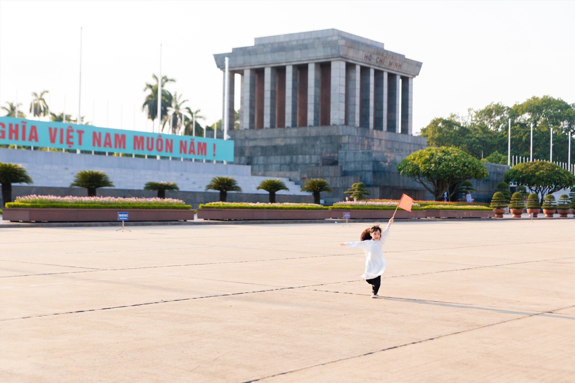 Một sáng mùa thu về thăm lăng Bác