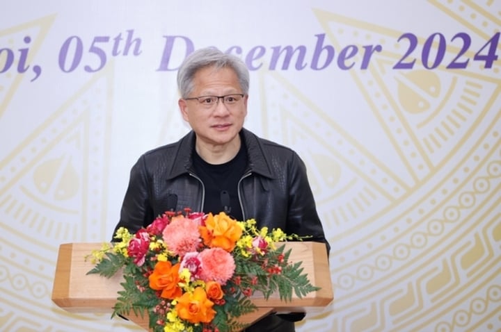 ប្រធាន NVIDIA លោក Jensen Huang ។ (រូបថត៖ Nhat Bac)