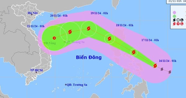 Lại xuất hiện một cơn bão mạnh cấp siêu bão gần biển Đông, bão MANYI