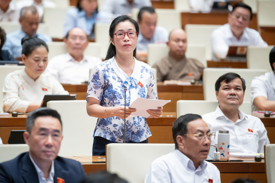 Déléguée à l'Assemblée nationale de la province de Dak Nong, Tran Thi Thu Hang - Photo : Quochoi.vn