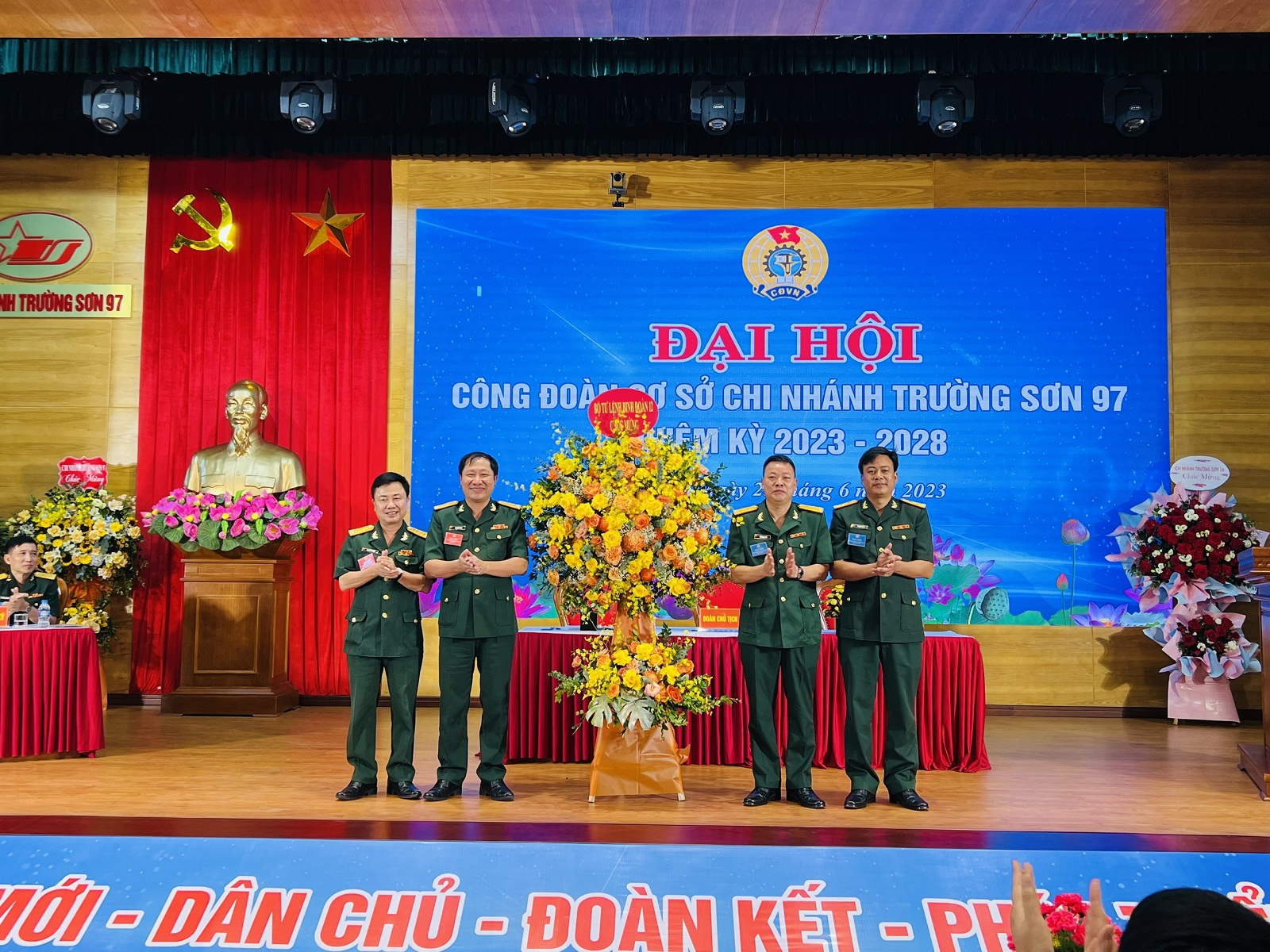 Chi nhánh Trường Sơn 97, Binh đoàn 12 tổ chức thành công Đại hội công đoàn cơ sở