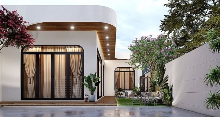 Los modelos de casas con techo plano en forma de L más populares hoy en día - 9