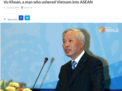 Vũ Khoan và ASEAN