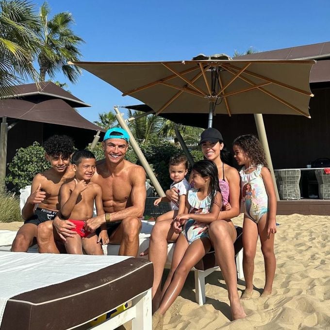 Bức ảnh gần nhất có Ronaldo được Georgina đăng lên Instagram là từ ba tuần trước. Ảnh: Instagram / Georginagio