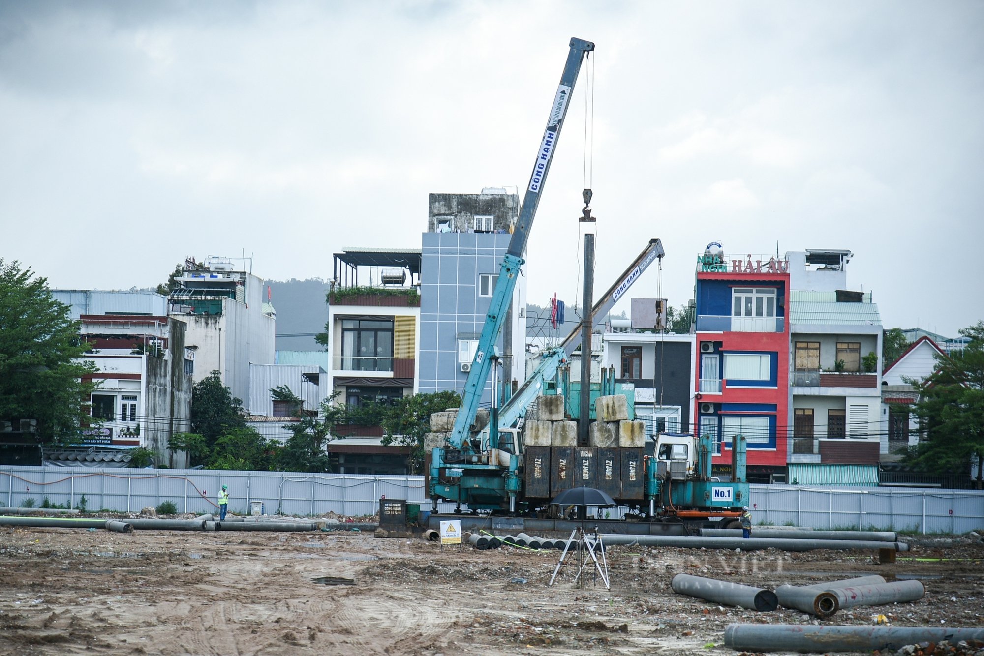 Vị trí đang xây dựng trung tâm thương mại MM Mega Market tại Đà Nẵng - Ảnh 6.