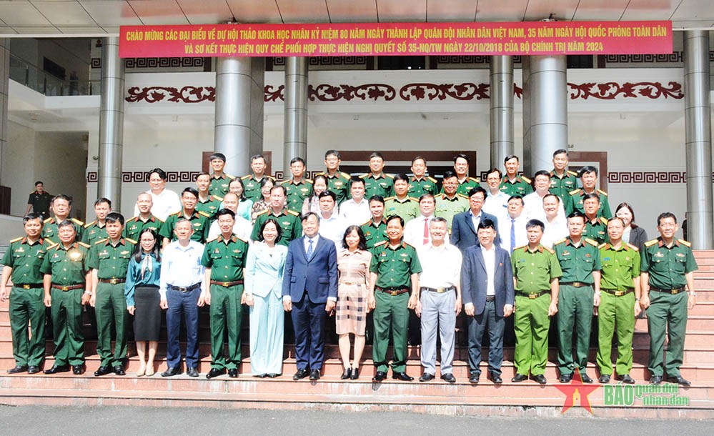 Hội thảo khoa học “80 năm Quân đội nhân dân Việt Nam vì nhân dân mà chiến đấu, vì nhân dân phục vụ”