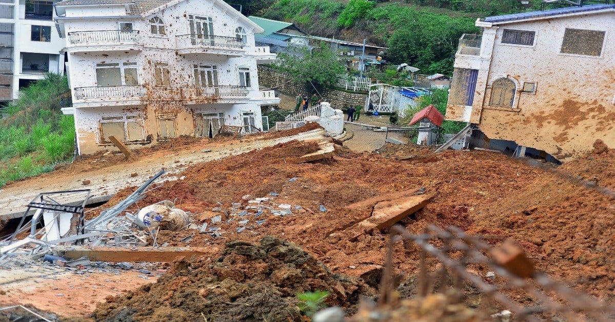 Die zuständigen Beamten forderten, den Ort nach dem Erdrutsch in Da Lat nicht zu verlassen