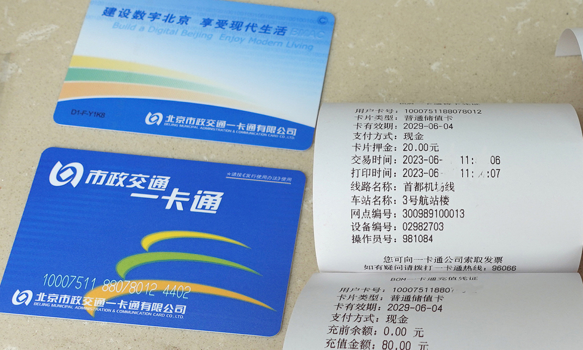 Yikatong - the universal card for tourists to Beijing