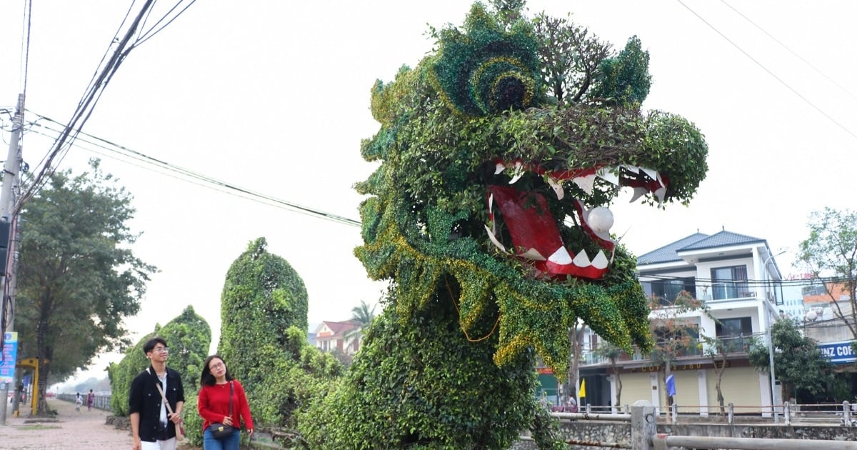 Das Drachenmaskottchen in Nghe An ist nach der Bearbeitung nicht mehr „wütend“