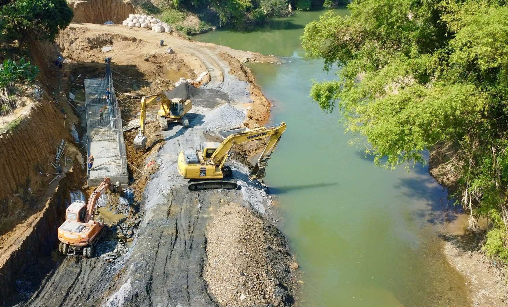 Thuỷ điện xả nước bất thường gây thiệt hại cho dự án kè vùng hạ du Bắc Kạn- Ảnh 6.