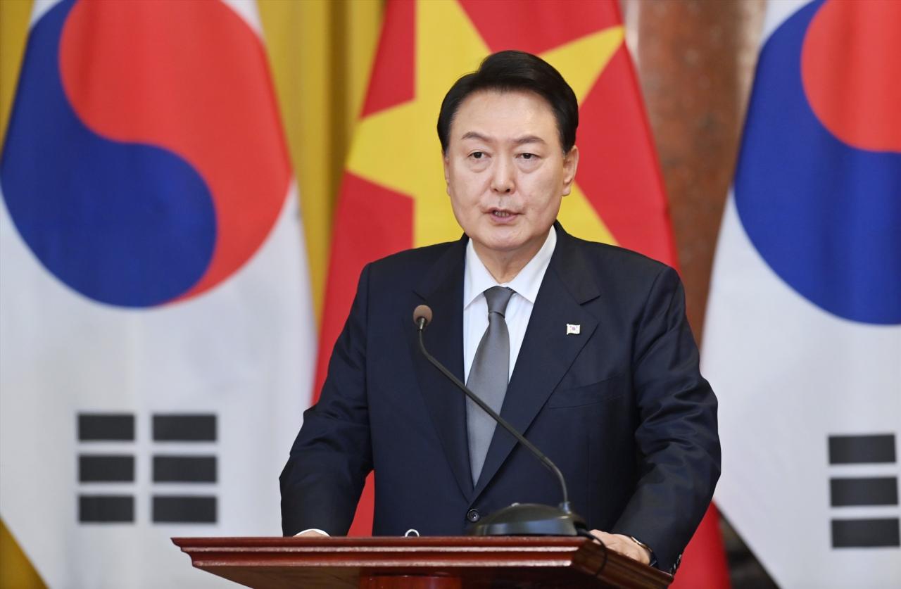 Der südkoreanische Präsident Yoon Suk Yeol. Foto: Hai Nguyen