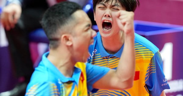 Vietnamese table tennis wins historic gold medal after 24 years of waiting