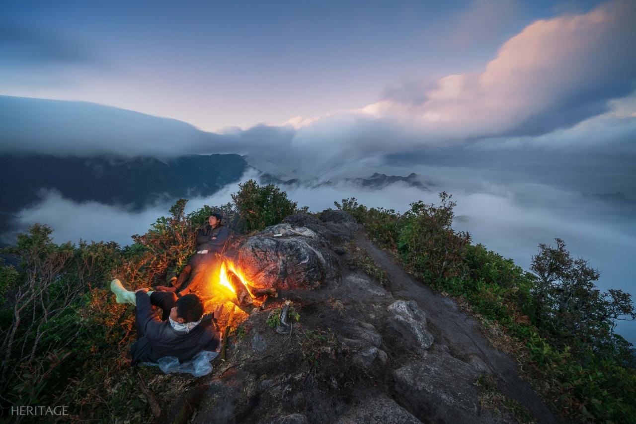 Weißes Wolkenparadies Ky Quan San