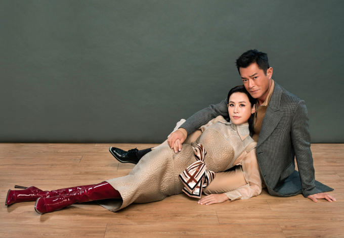Louis Koo and Jessica Hsuan in a magazine. Photo: Zip Magazine
