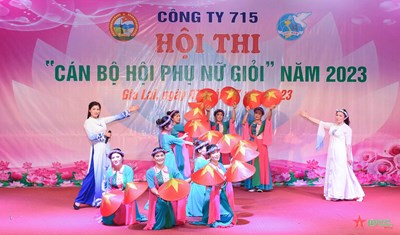 Công ty 715, Binh đoàn 15 tổ chức Hội thi “Cán bộ hội phụ nữ giỏi năm 2023”