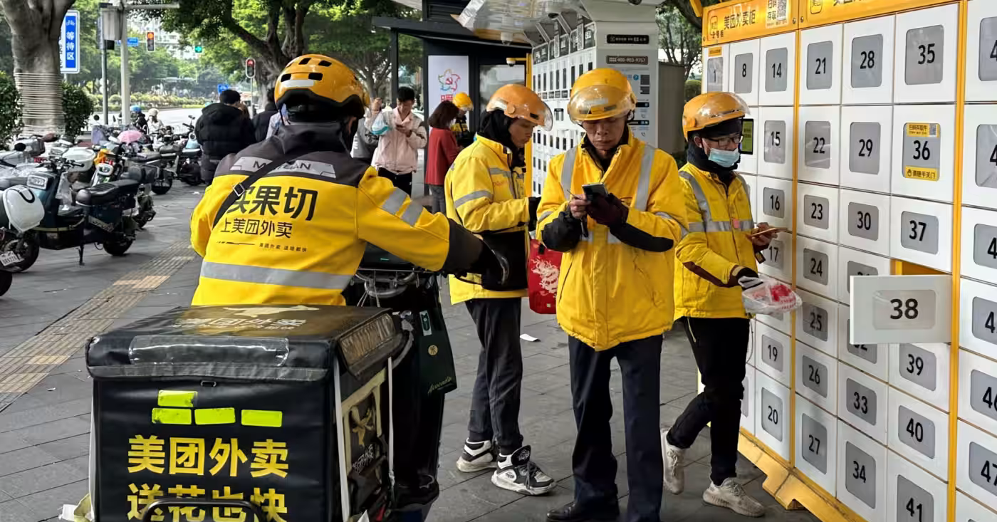 El mercado de entrega de alimentos en China crece gracias a la miseria de los transportistas