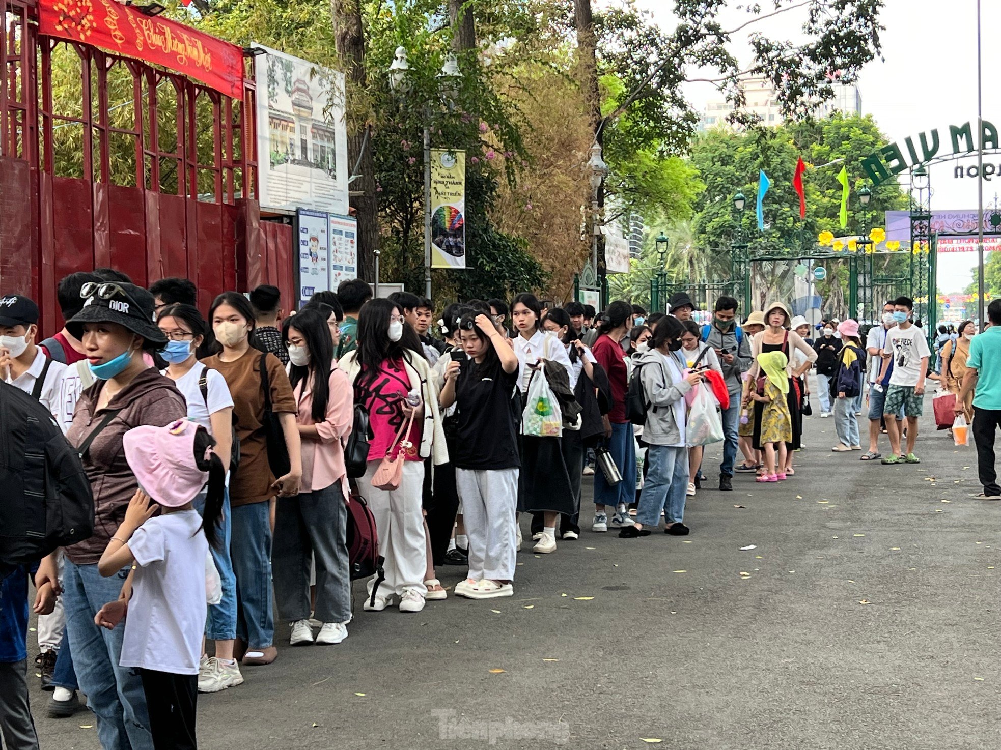 Los turistas disfrutan de la celebración del primer cumpleaños de dos cachorros de tigre llamados Binh y Duong foto 11