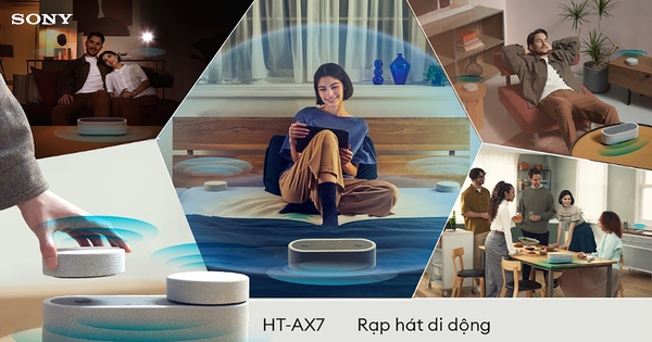 Sony ra mắt rạp hát di động HT-AX7 độc đáo với âm thanh vòm 360°