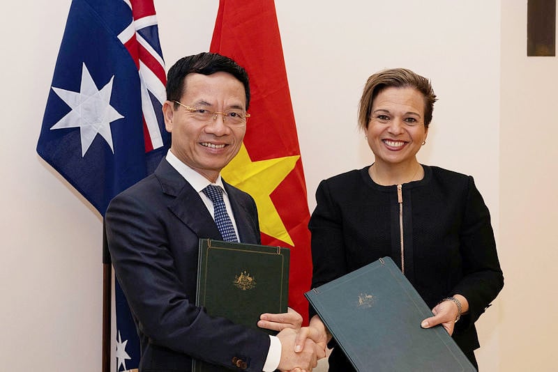 Nouveau chapitre sur la coopération en matière d'information et de communication entre le Vietnam et l'Australie