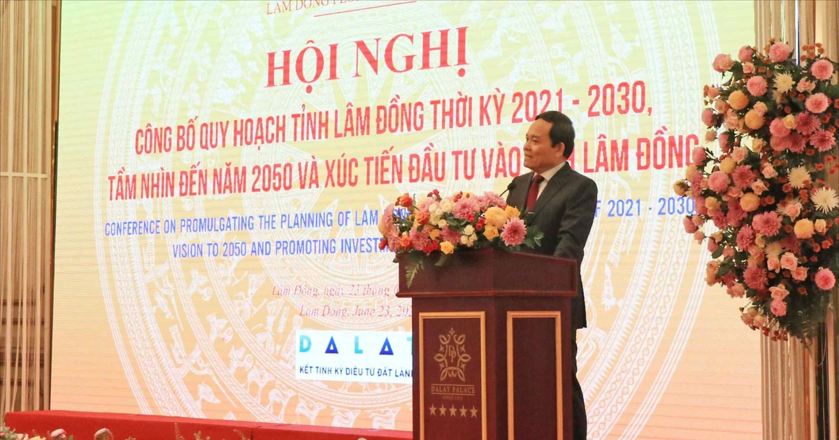 Phó Thủ tướng Trần Lưu Quang: Lâm Đồng được xem là nơi khởi nguồn, ví dụ mẫu mực về phát triển công nghệ cao