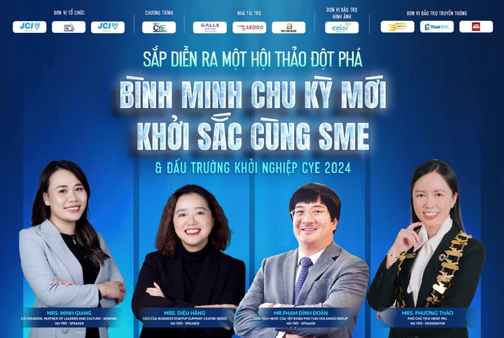 Hội thảo quy tụ các chuyên gia hàng đầu, mở ra giải pháp đột phá cho doanh nghiệp vừa và nhỏ.