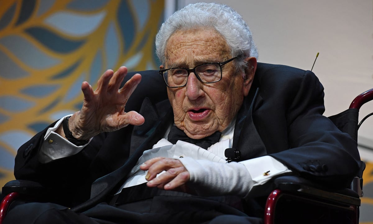 Países lamentan la muerte del exsecretario de Estado estadounidense Kissinger