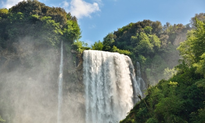 Cataratas de Marmore en Italia. Foto: MilaCroft