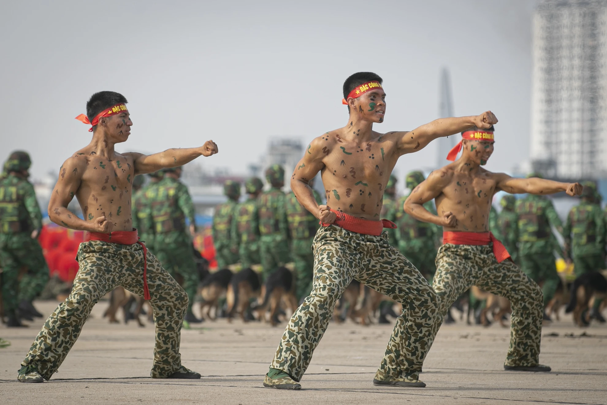 [Ảnh] Mãn nhãn màn biểu diễn tinh nhuệ của các chiến sĩ Quân đội nhân dân Việt Nam ảnh 7