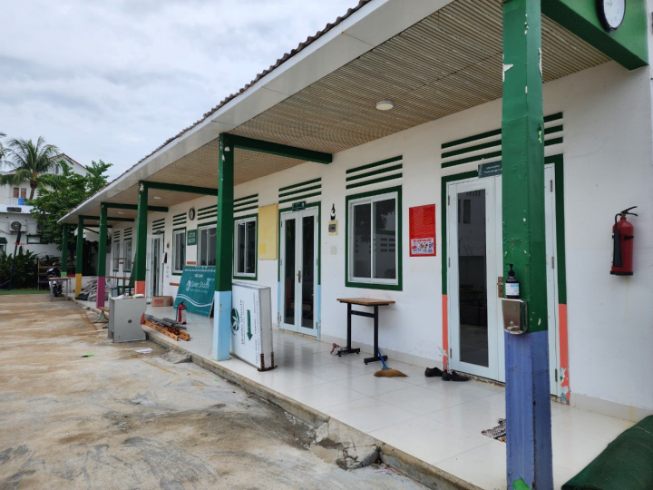 Hiện cơ sở của trường đã không còn để giảng dạy. (Ảnh: S.X.)