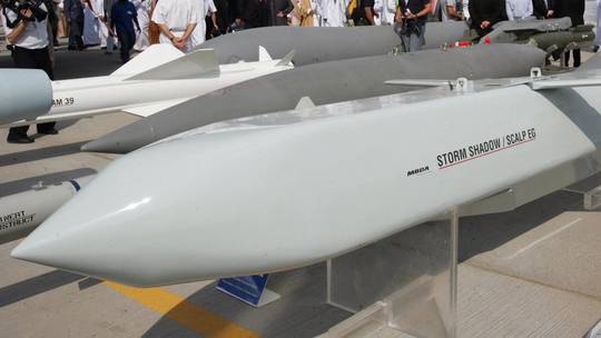 Storm Shadow Langstrecken-Marschflugkörper. Foto: AFP  