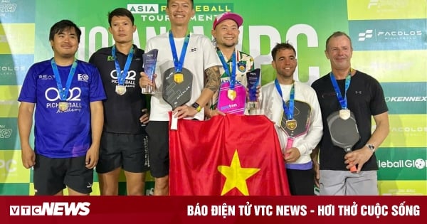 Nguyen Anh Thang a remporté 2 médailles d'or de pickleball lors de la finale du WPC 2025