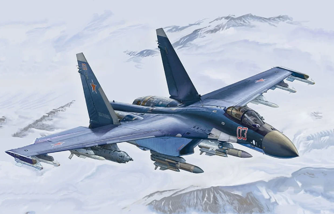 Bóng ma bầu trời Su-35 Nga chạm trán tiêm kích Mỹ ở Syria - 1