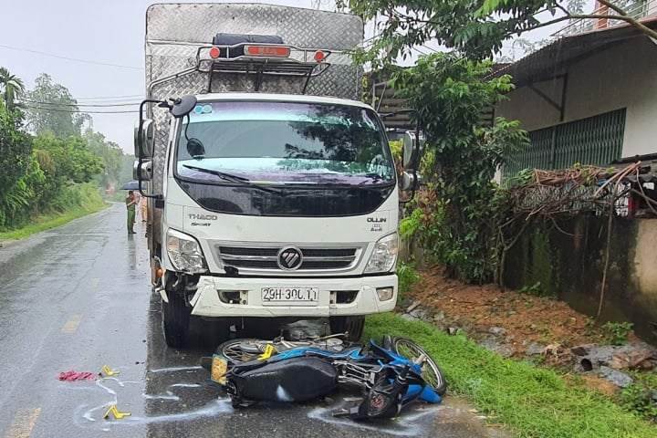 Accident scene. (Photo: Lao Cai Police).