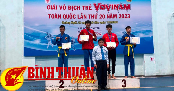 Bình Thuận đạt 9 huy chương tại Giải vô địch trẻ Vovinam toàn quốc lần thứ 20 năm 2023