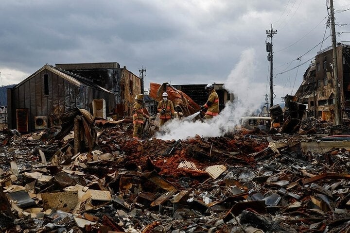 Scenes of devastation after the earthquake in Japan. (Photo: Reuters)